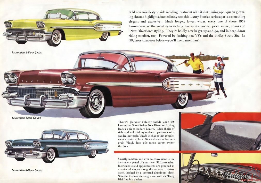 1958 Canadian Pontiac Brochure Page 8